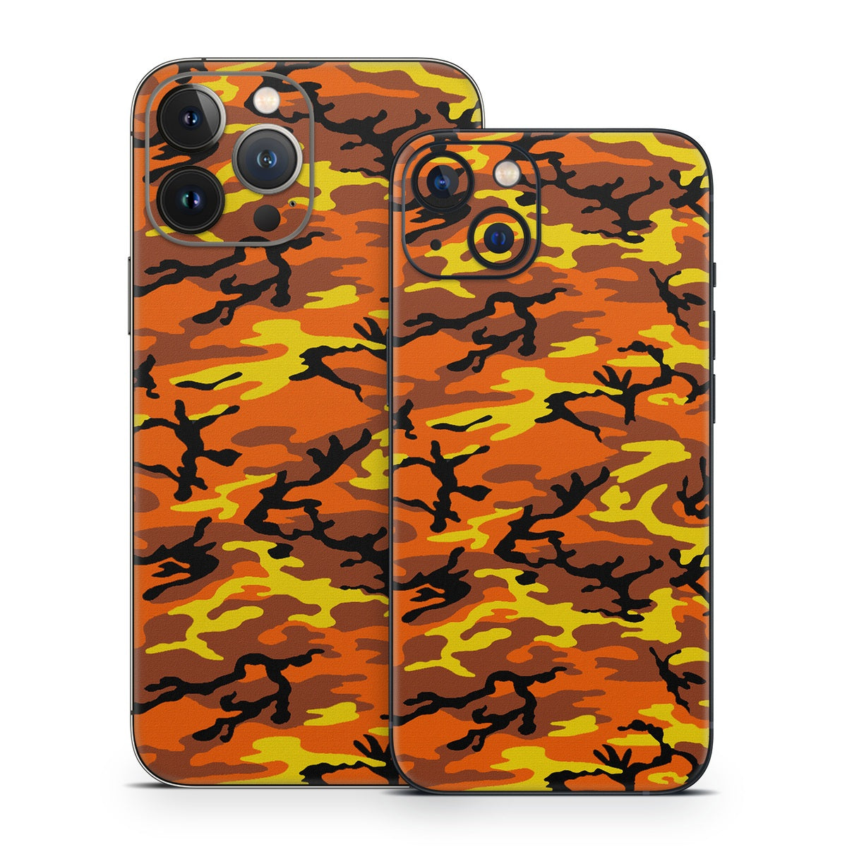 Orange Camo - Apple iPhone 13 Skin