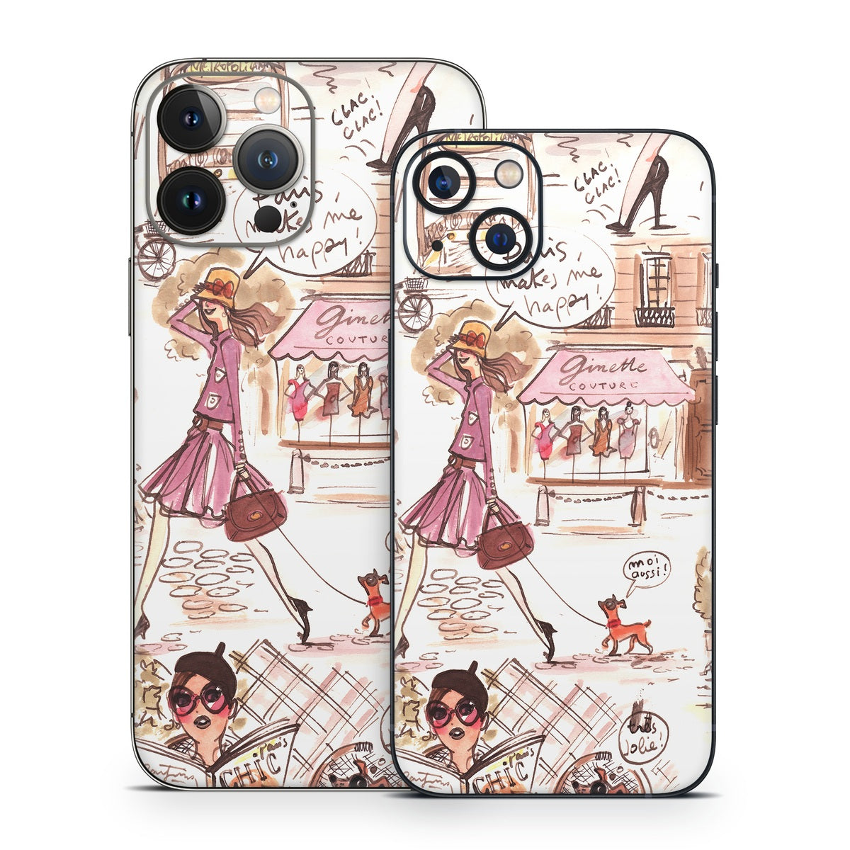 Paris Makes Me Happy - Apple iPhone 13 Skin