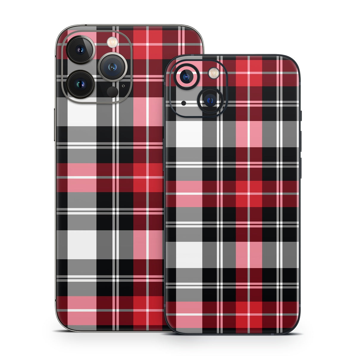 Red Plaid - Apple iPhone 13 Skin