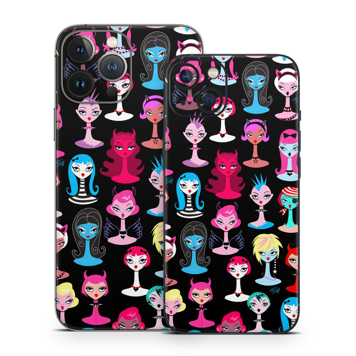 Punky Goth Dollies - Apple iPhone 13 Skin