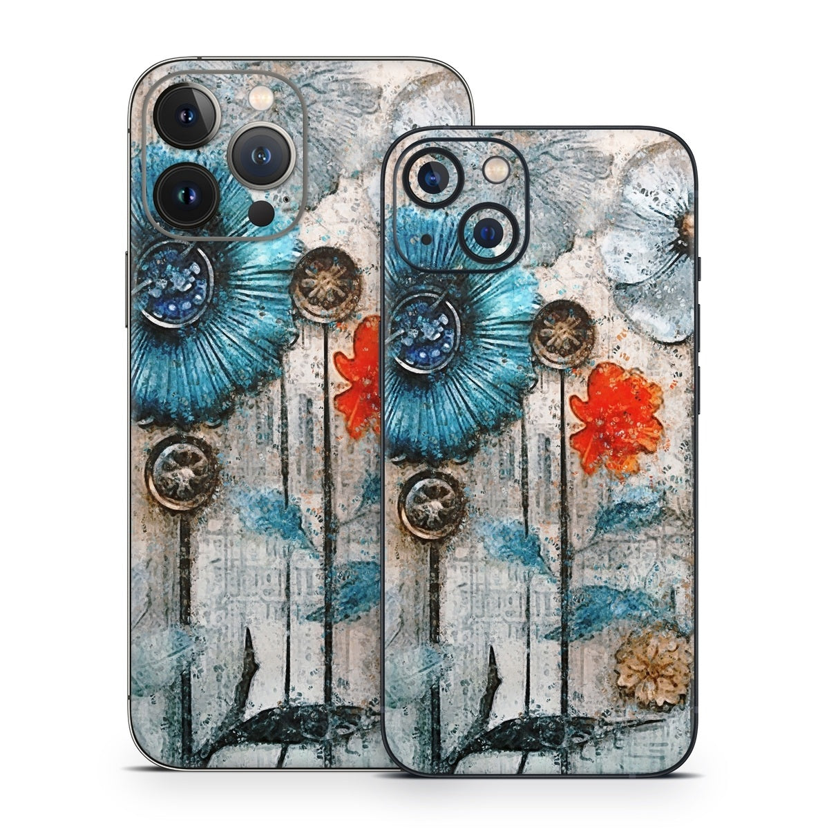 Steampunk Flowers - Apple iPhone 13 Skin