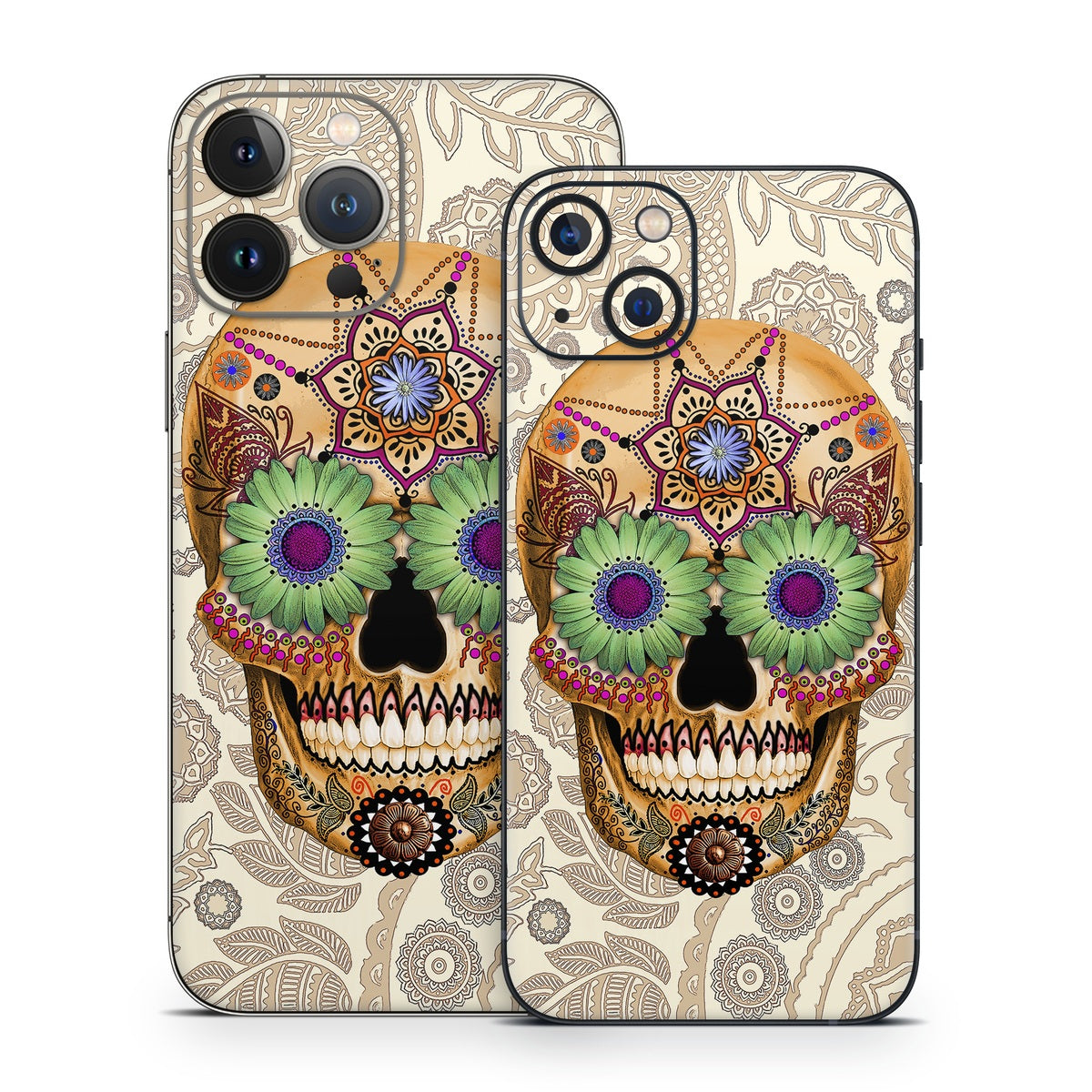 Sugar Skull Bone - Apple iPhone 13 Skin