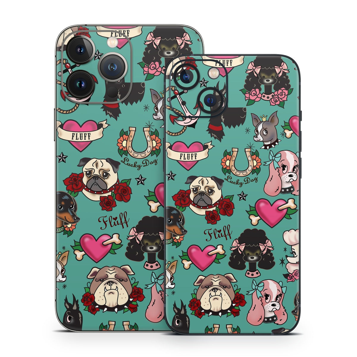 Tattoo Dogs - Apple iPhone 13 Skin