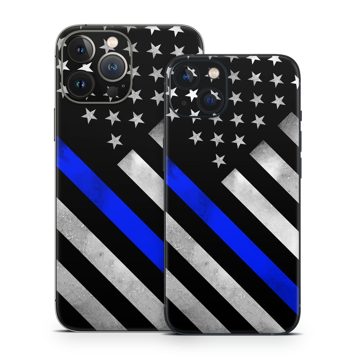 Thin Blue Line Hero - Apple iPhone 13 Skin