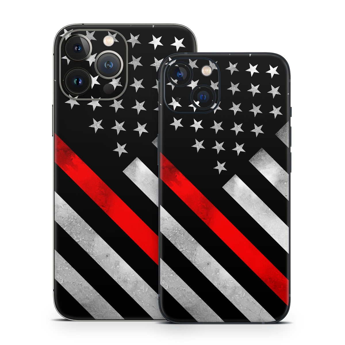 Thin Red Line Hero - Apple iPhone 13 Skin