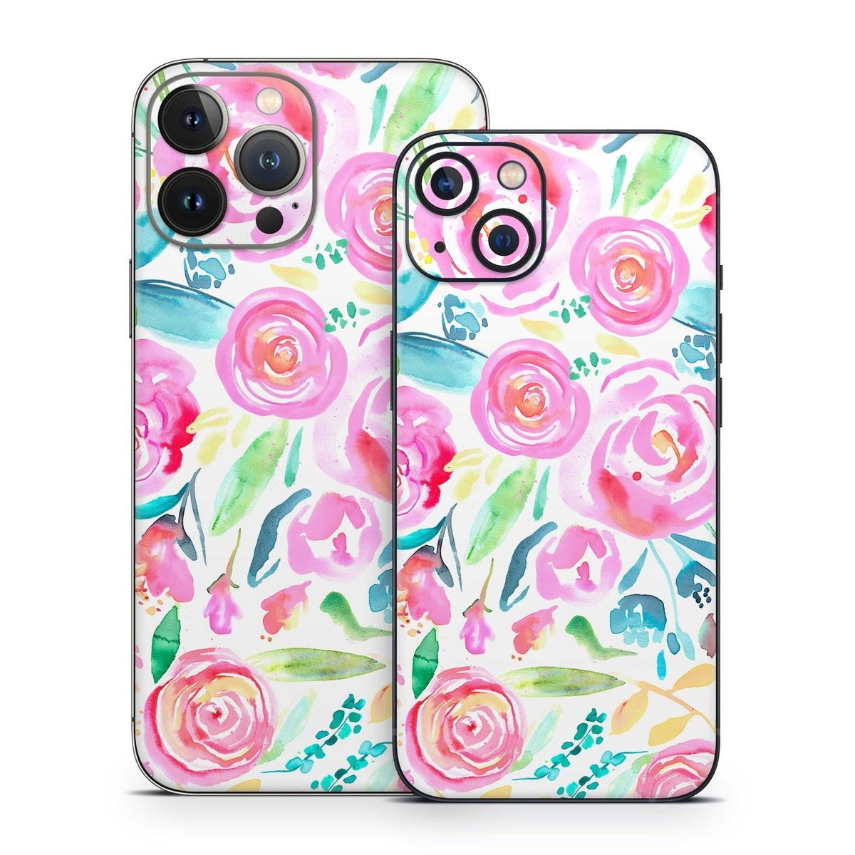 Watercolor Roses - Apple iPhone 13 Skin