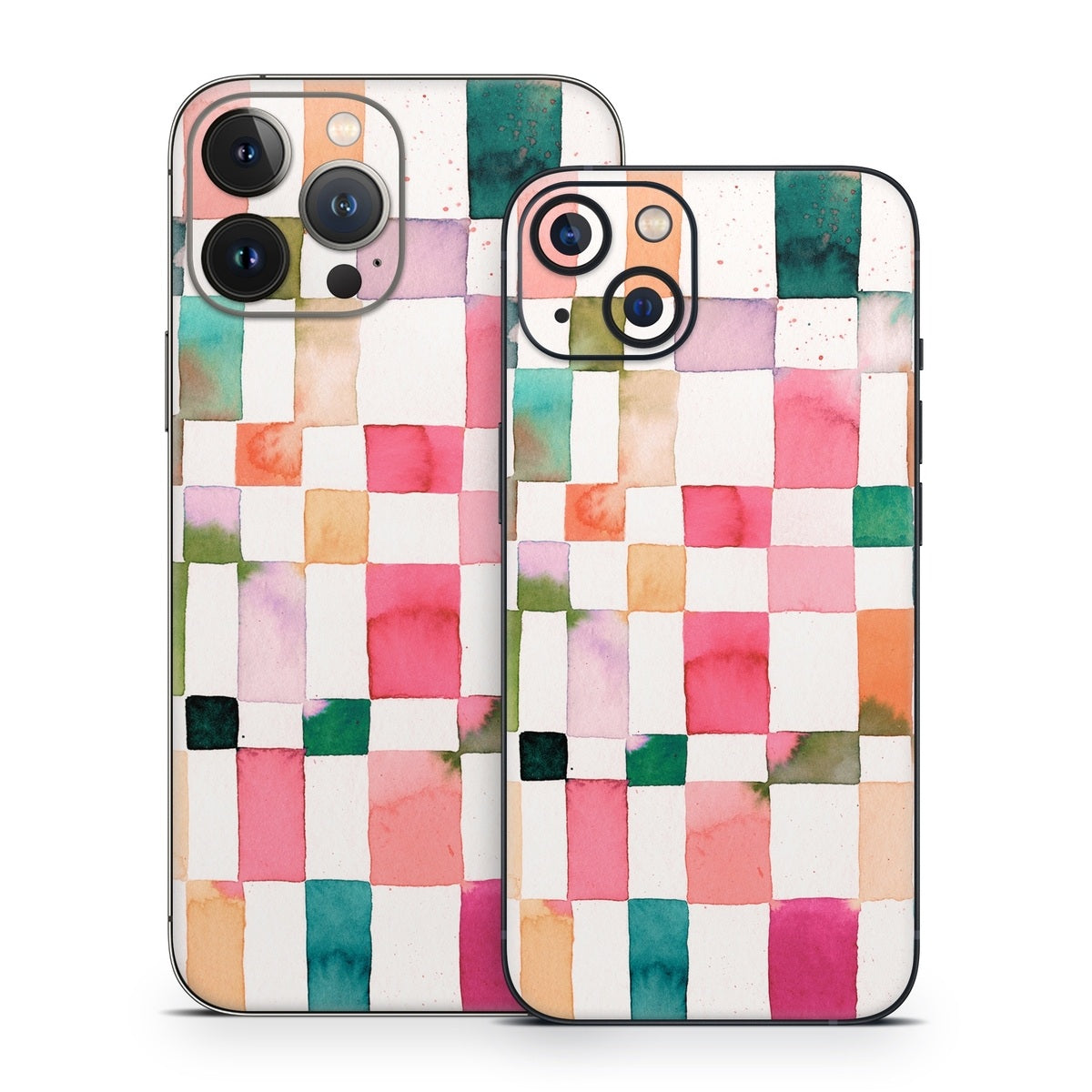 Watercolor Squares - Apple iPhone 13 Skin