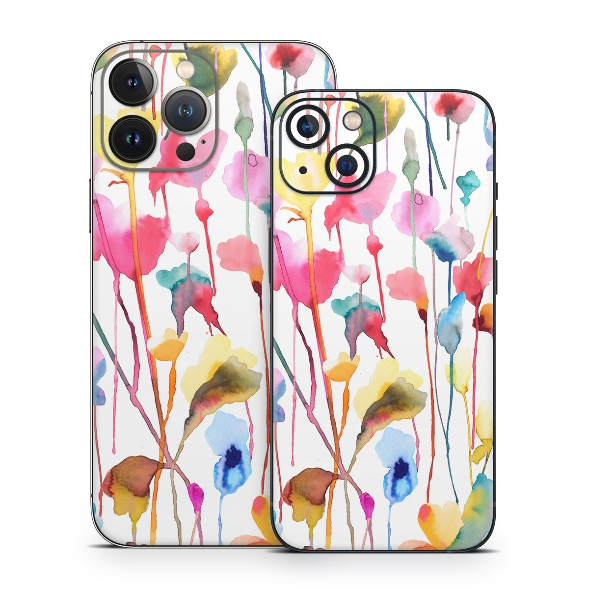 Watercolor Wild Flowers - Apple iPhone 13 Skin