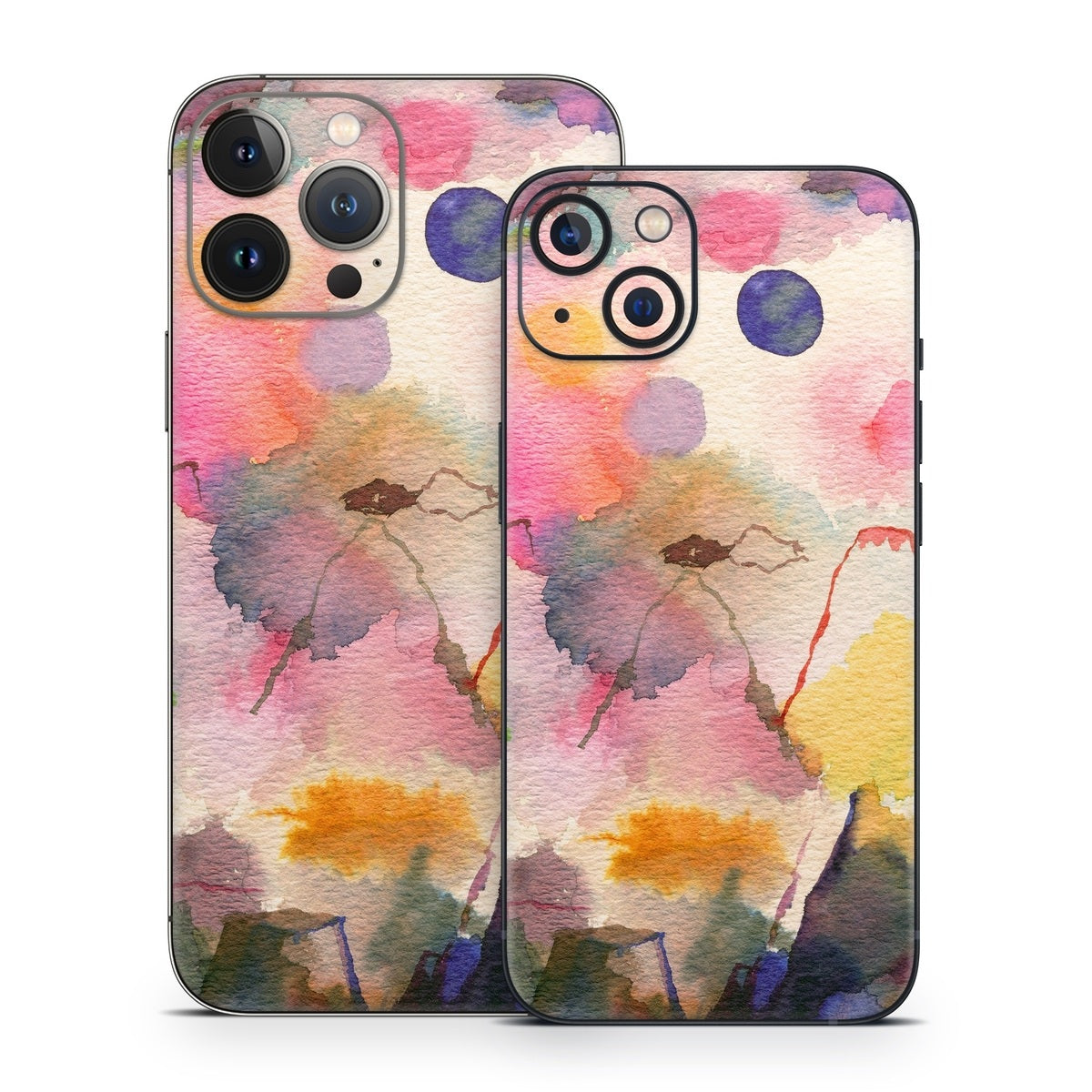 Watercolor Mountains - Apple iPhone 13 Skin