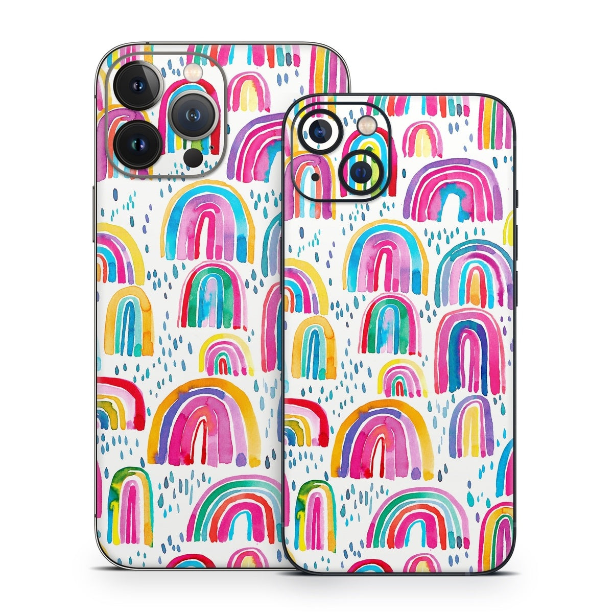 Watercolor Rainbows - Apple iPhone 13 Skin