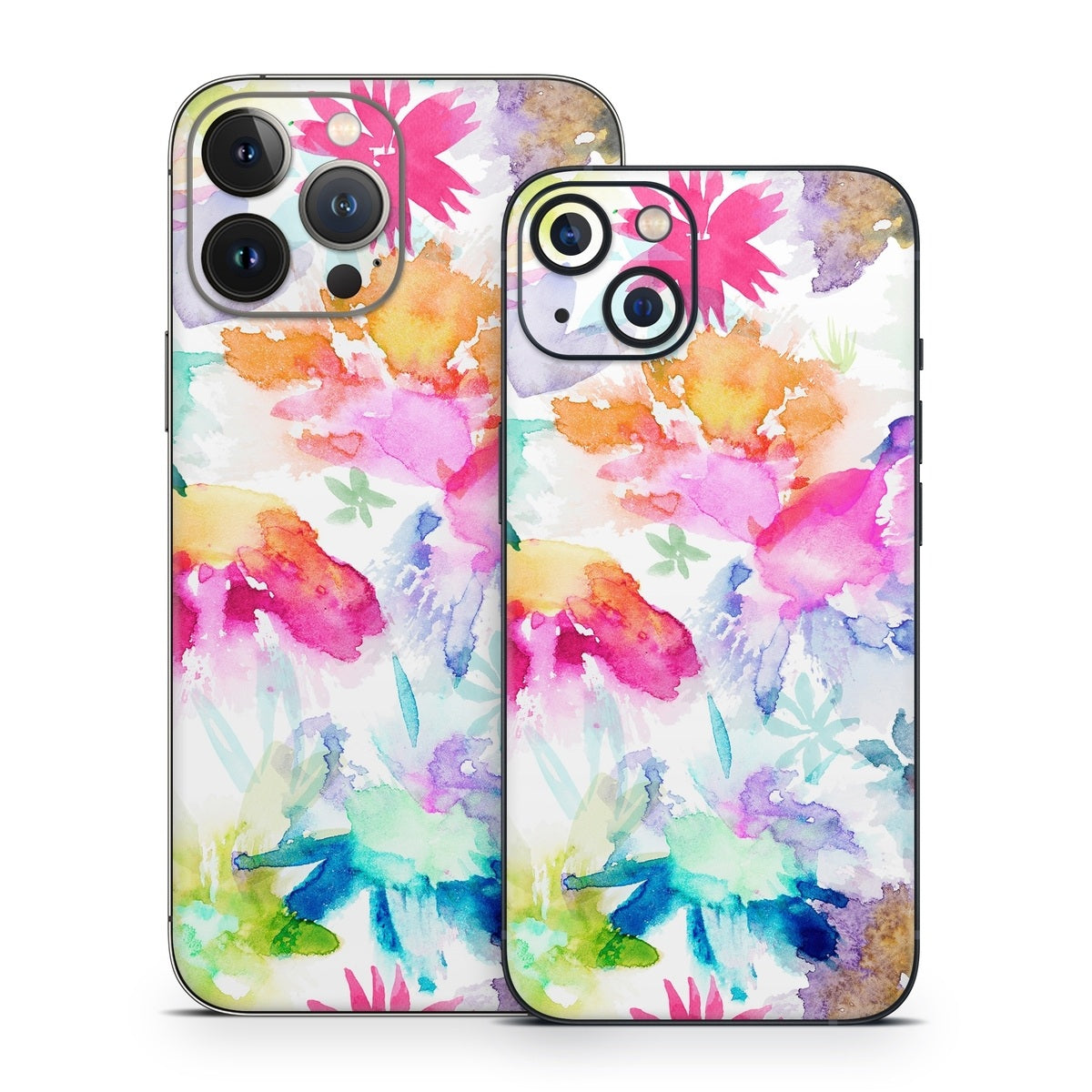 Watercolor Spring Memories - Apple iPhone 13 Skin