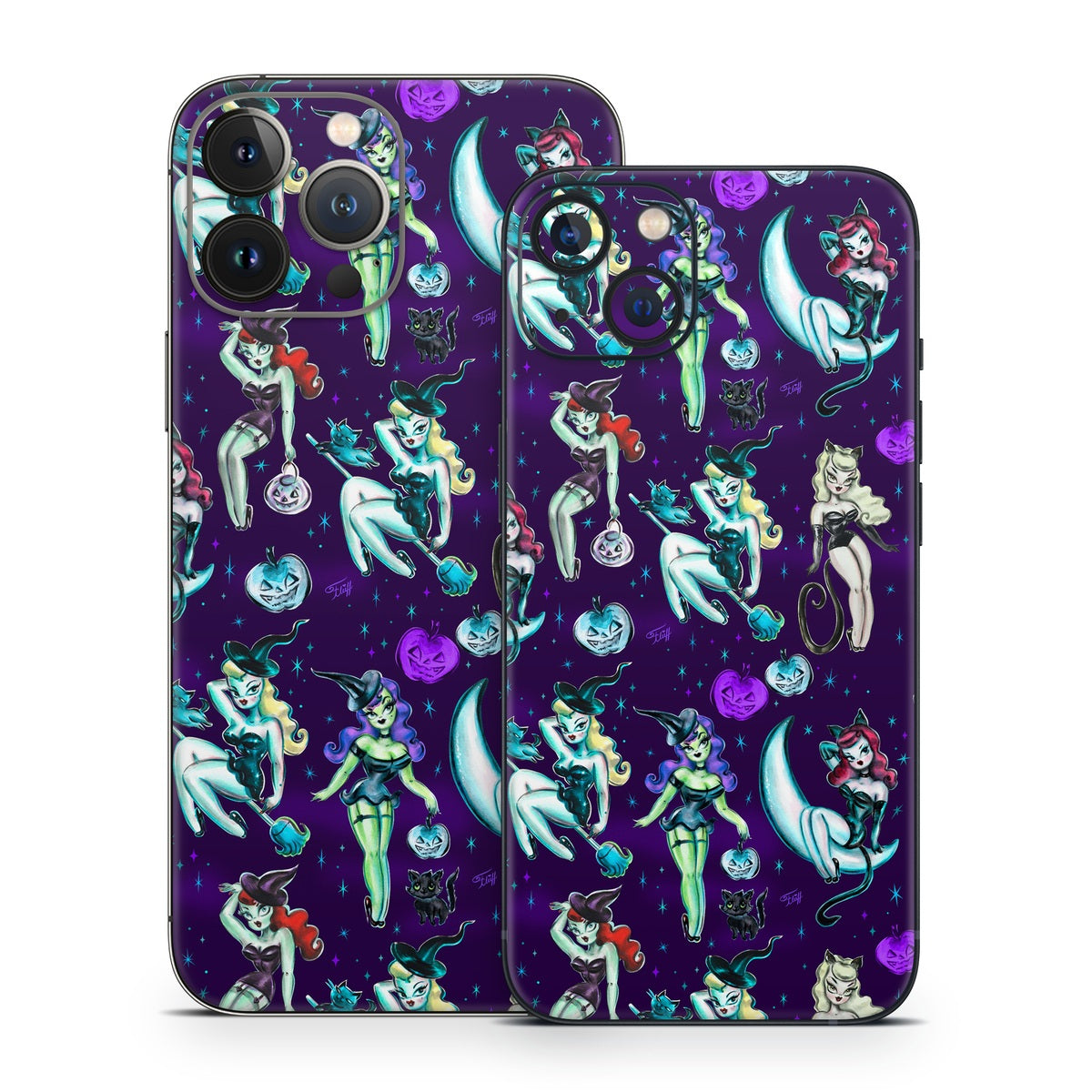 Witches and Black Cats - Apple iPhone 13 Skin