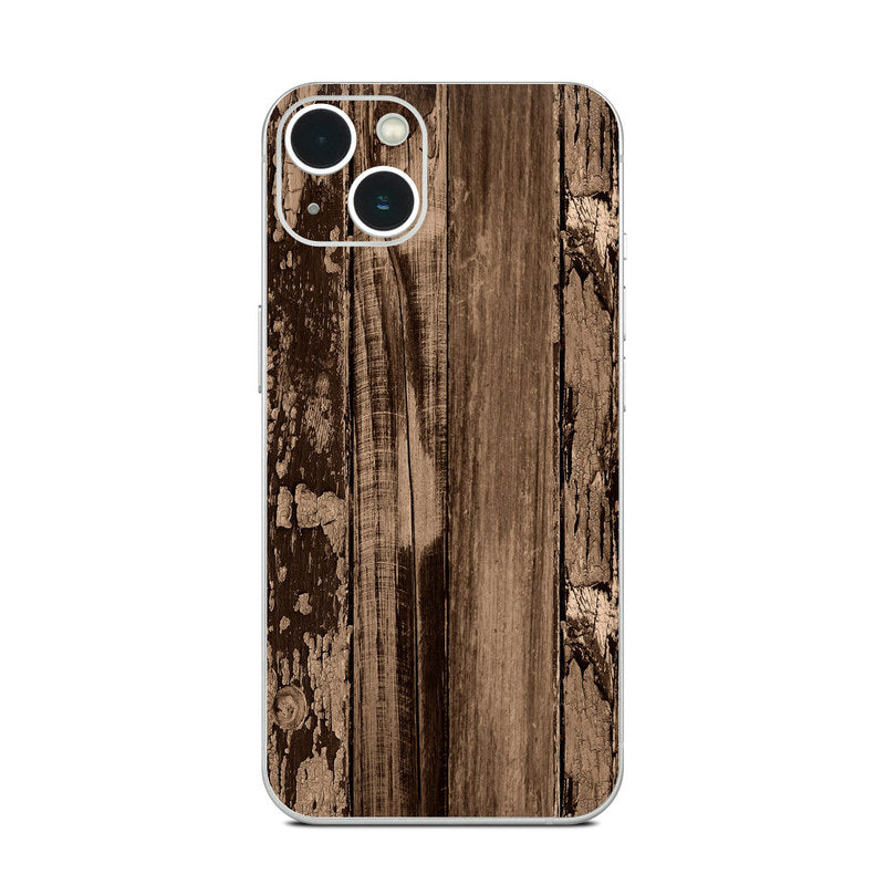 Weathered Wood - Apple iPhone 13 Skin