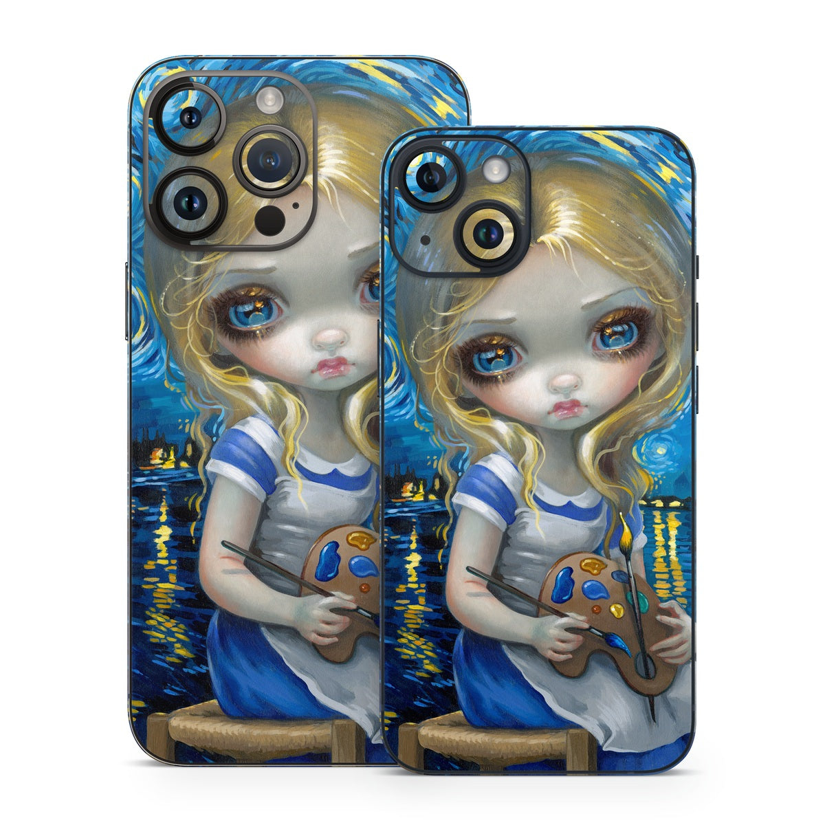 Alice in a Van Gogh - Apple iPhone 14 Skin