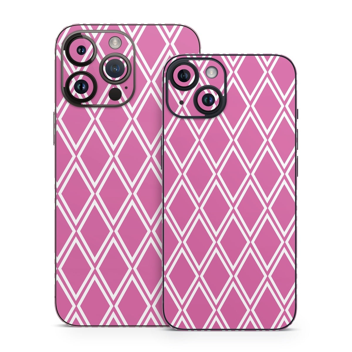 Pink Checks - Apple iPhone 14 Skin