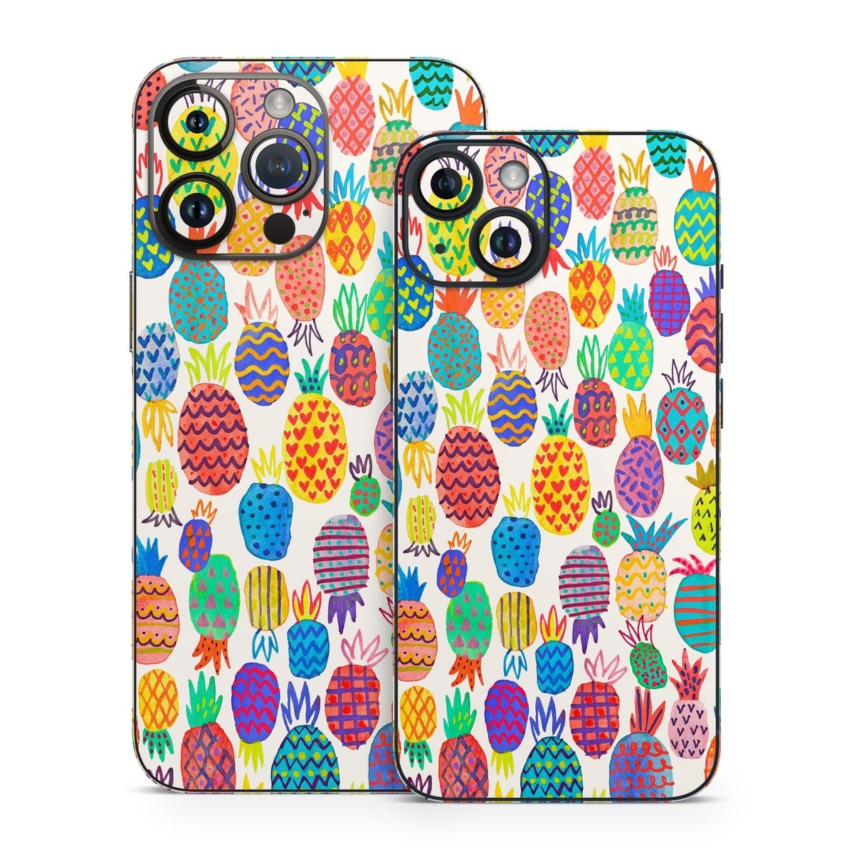 Colorful Pineapples - Apple iPhone 14 Skin