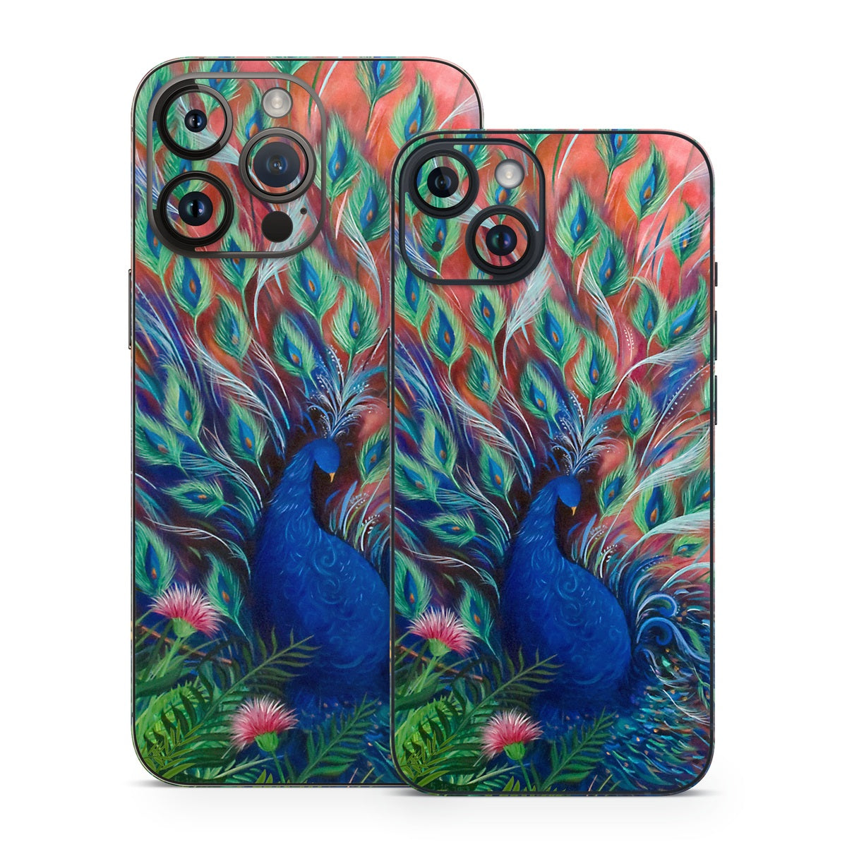 Coral Peacock - Apple iPhone 14 Skin