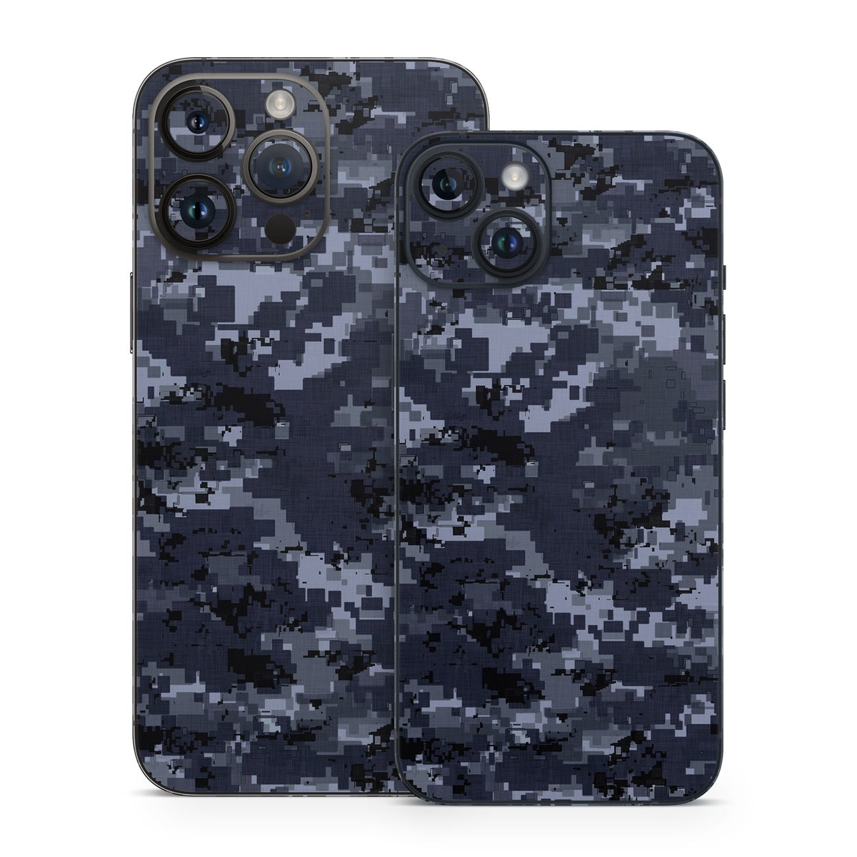 Digital Navy Camo - Apple iPhone 14 Skin