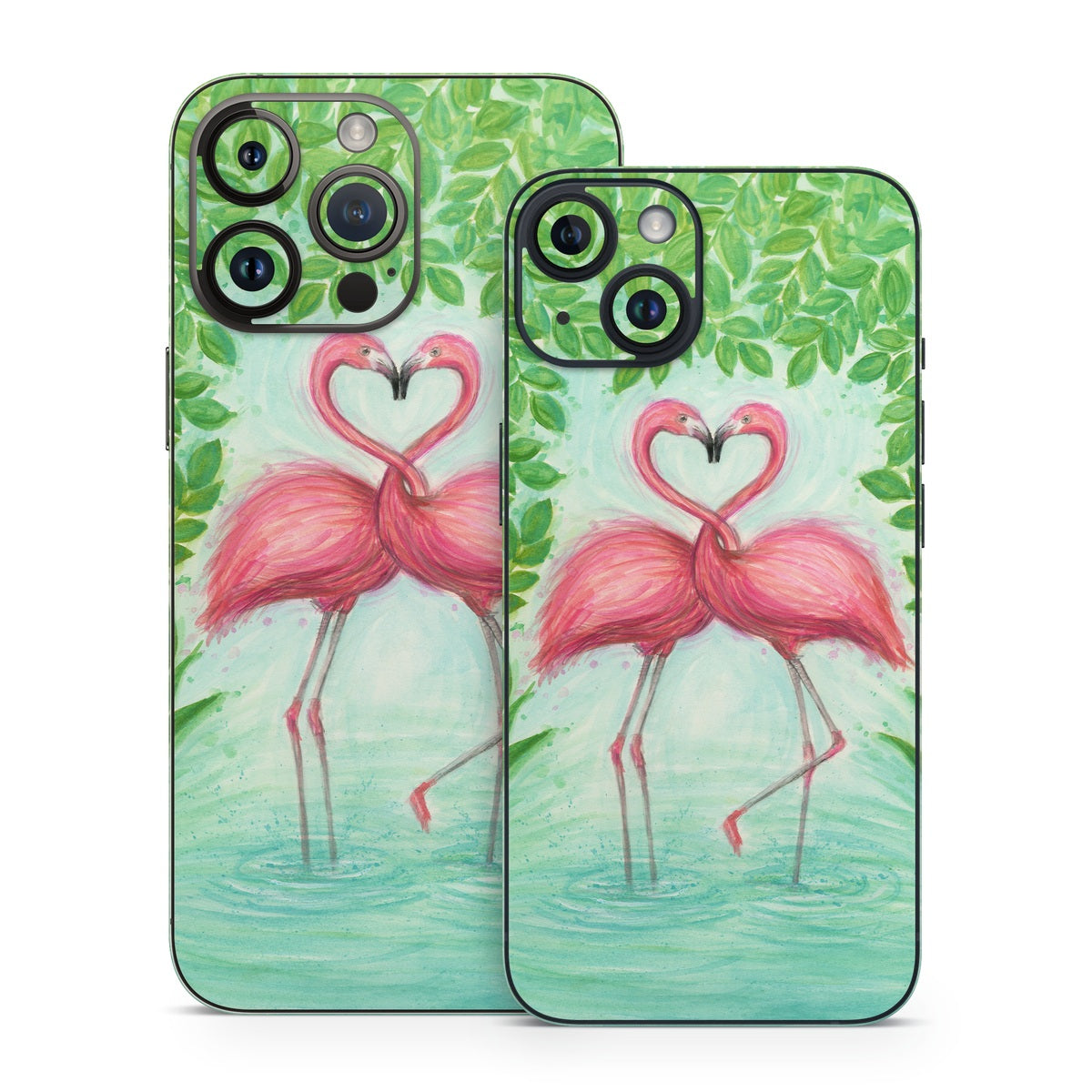 Flamingo Love - Apple iPhone 14 Skin