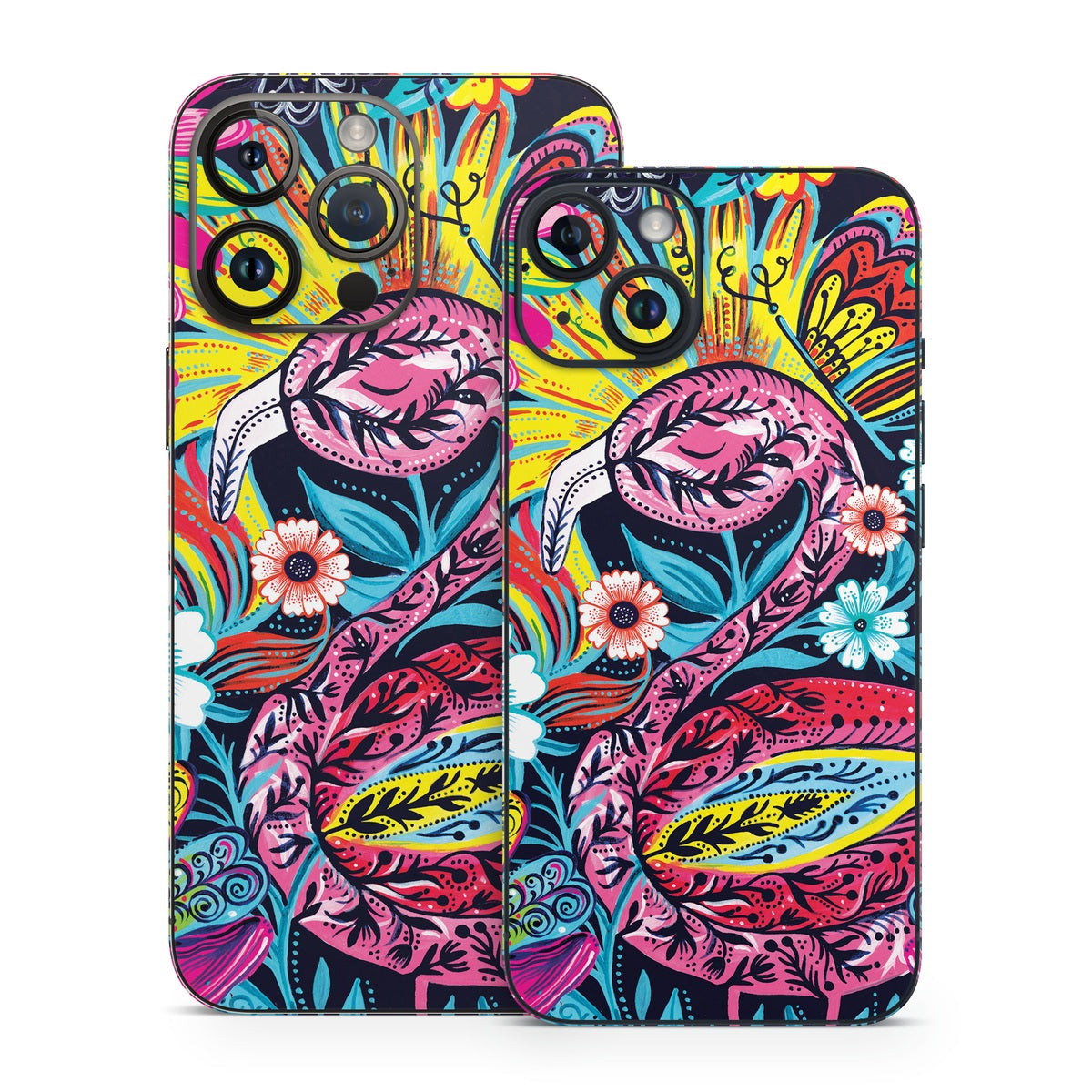 Flashy Flamingo - Apple iPhone 14 Skin