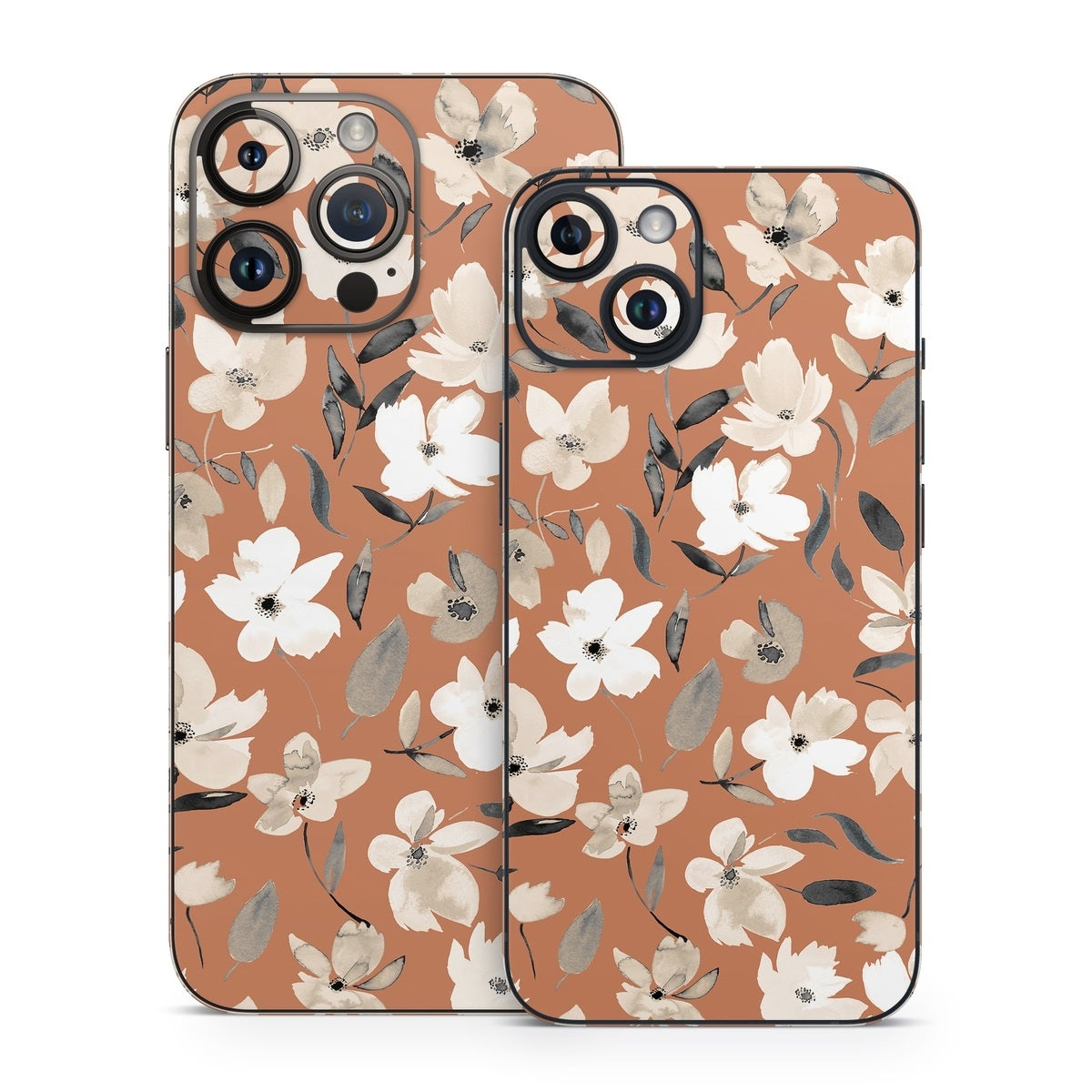 Fresh Flowers Copper - Apple iPhone 14 Skin