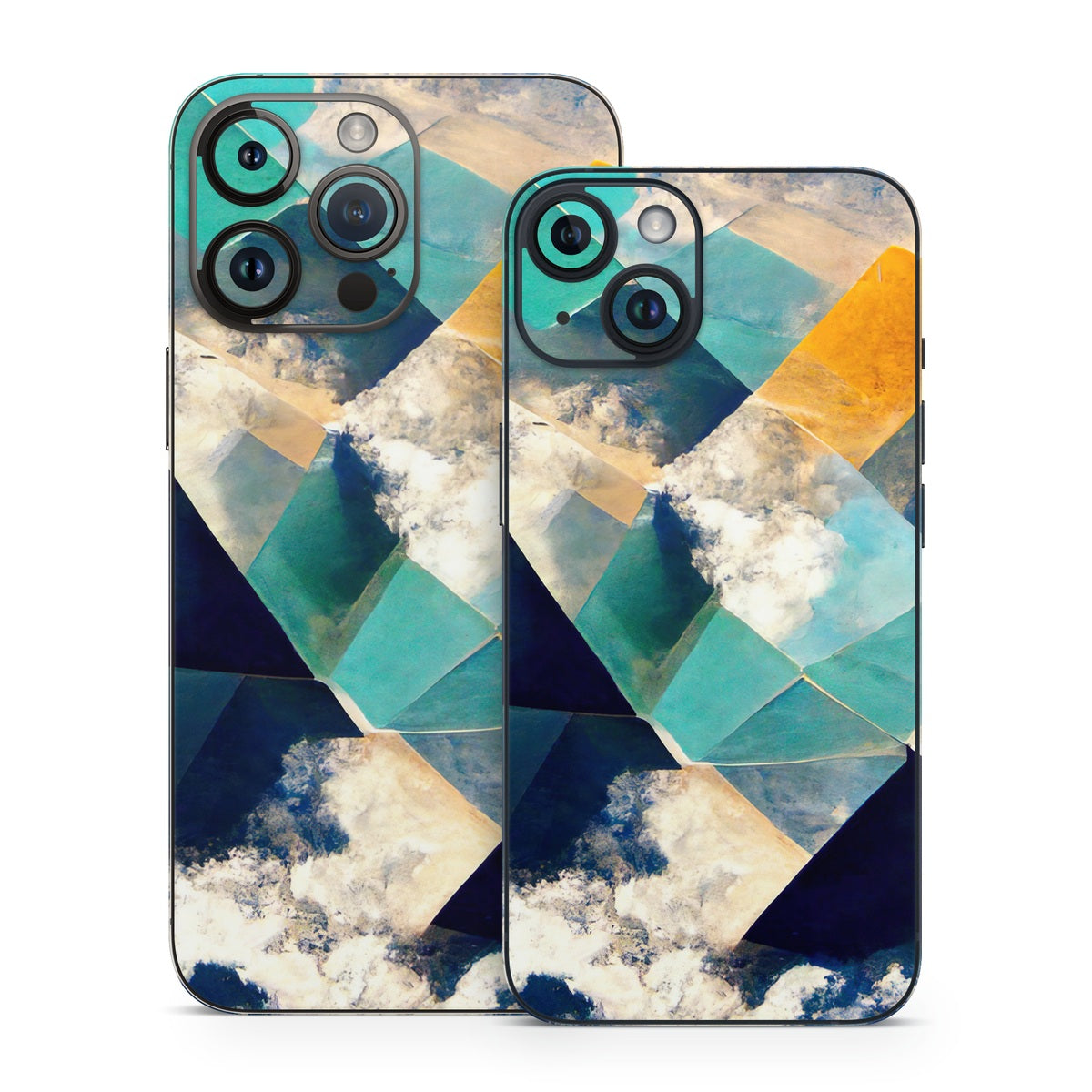 Gold Clouds - Apple iPhone 14 Skin