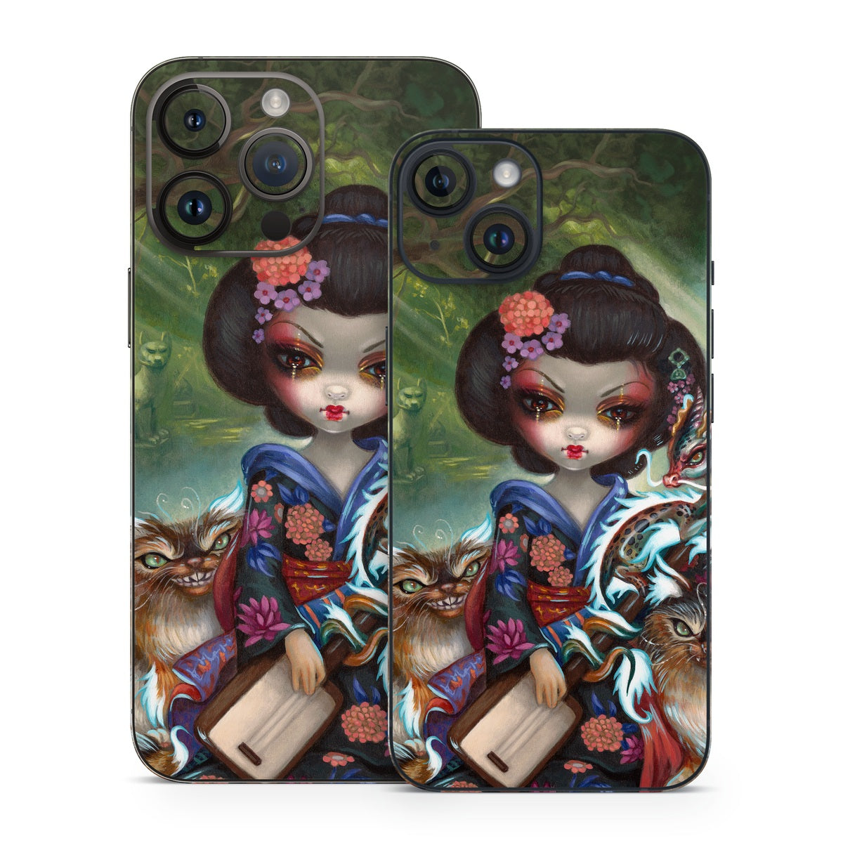 Kirin and Bakeneko - Apple iPhone 14 Skin