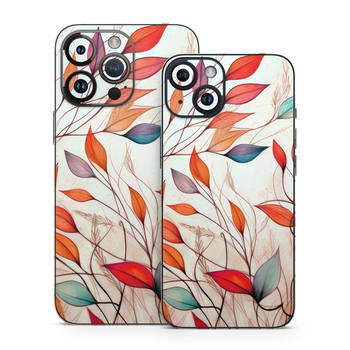 Leaf Sketches - Apple iPhone 14 Skin