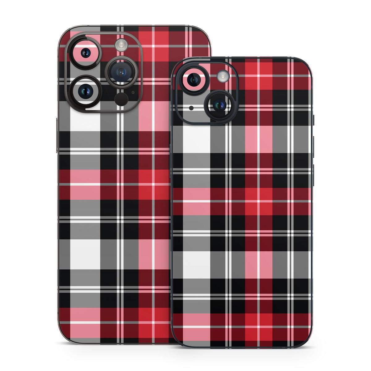 Red Plaid - Apple iPhone 14 Skin