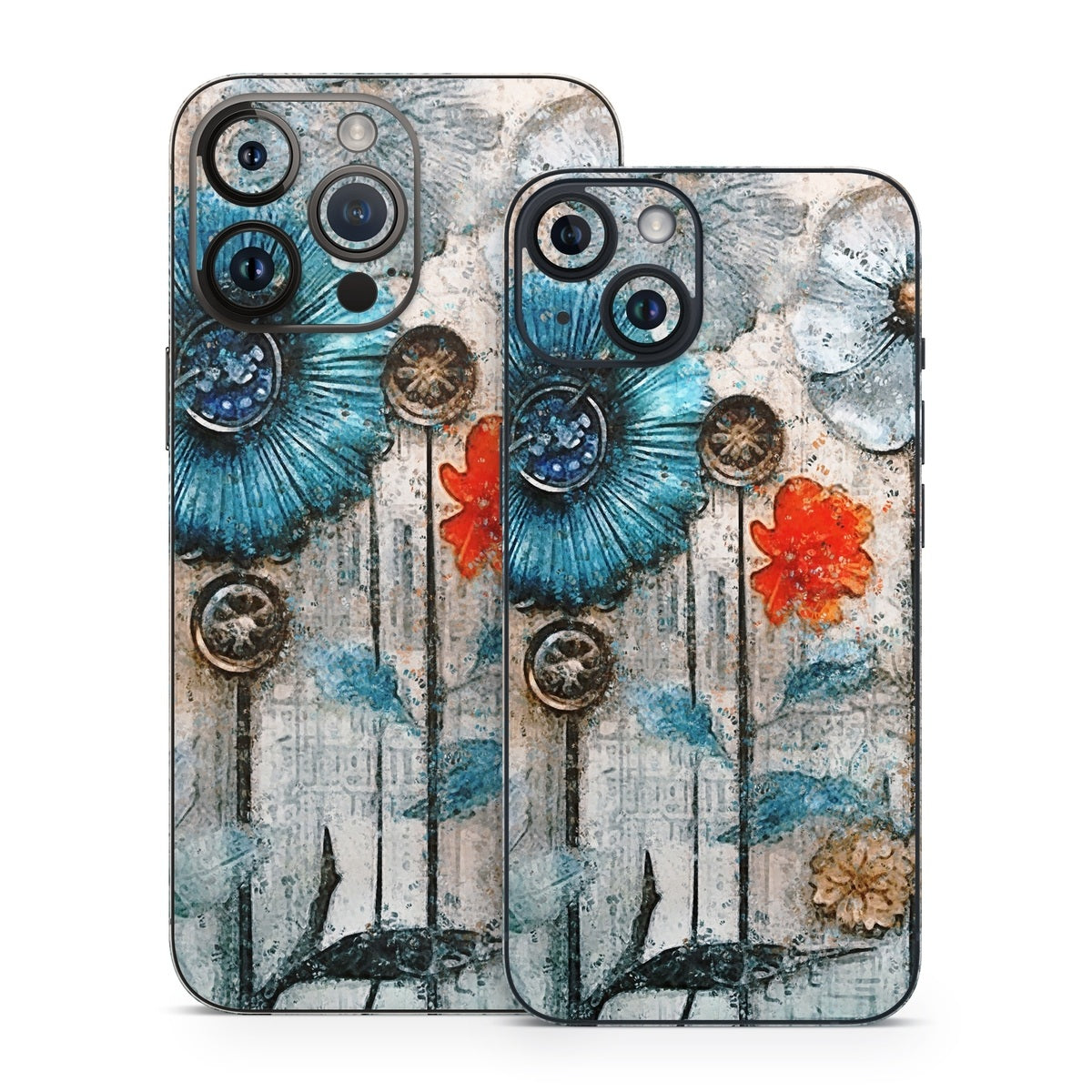 Steampunk Flowers - Apple iPhone 14 Skin