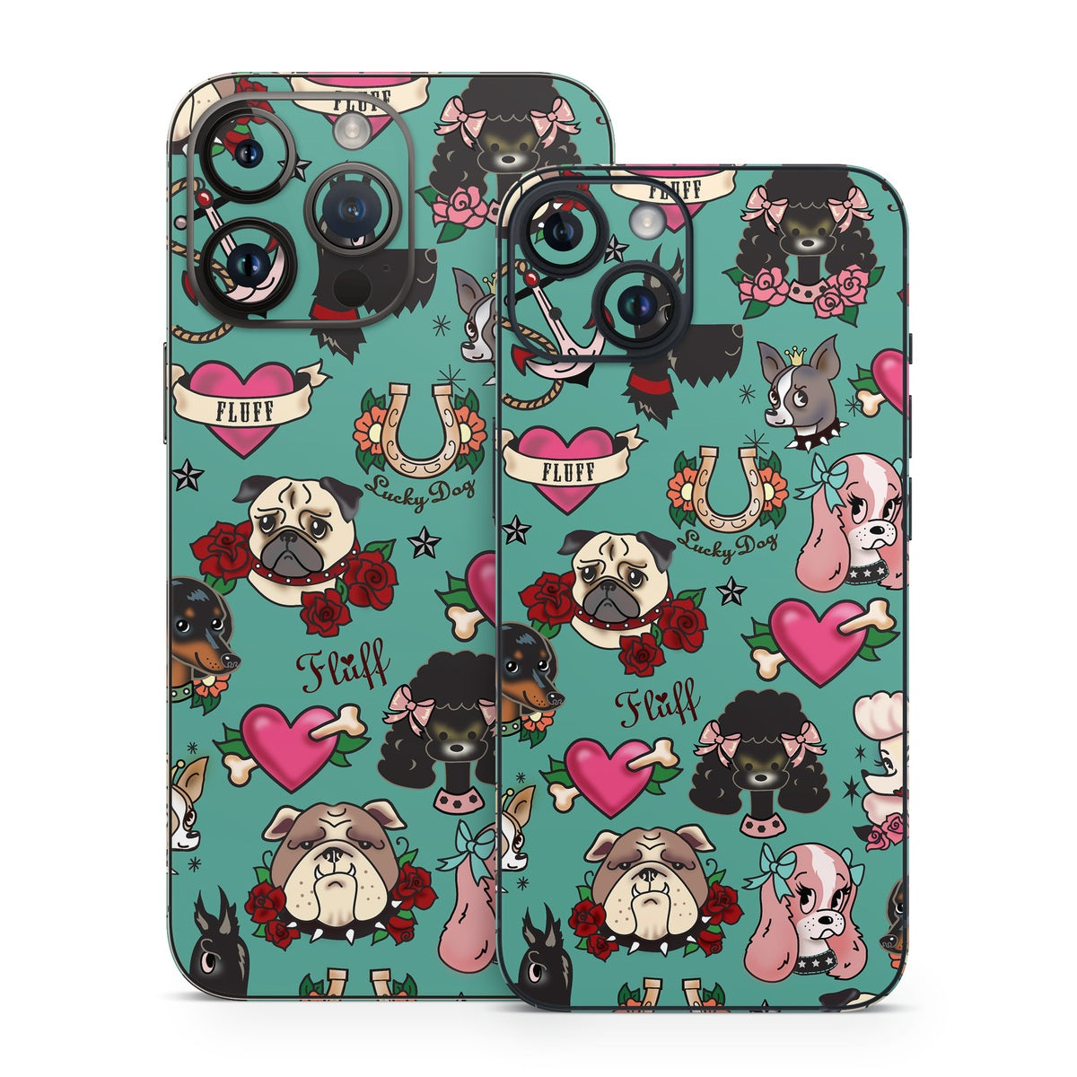 Tattoo Dogs - Apple iPhone 14 Skin