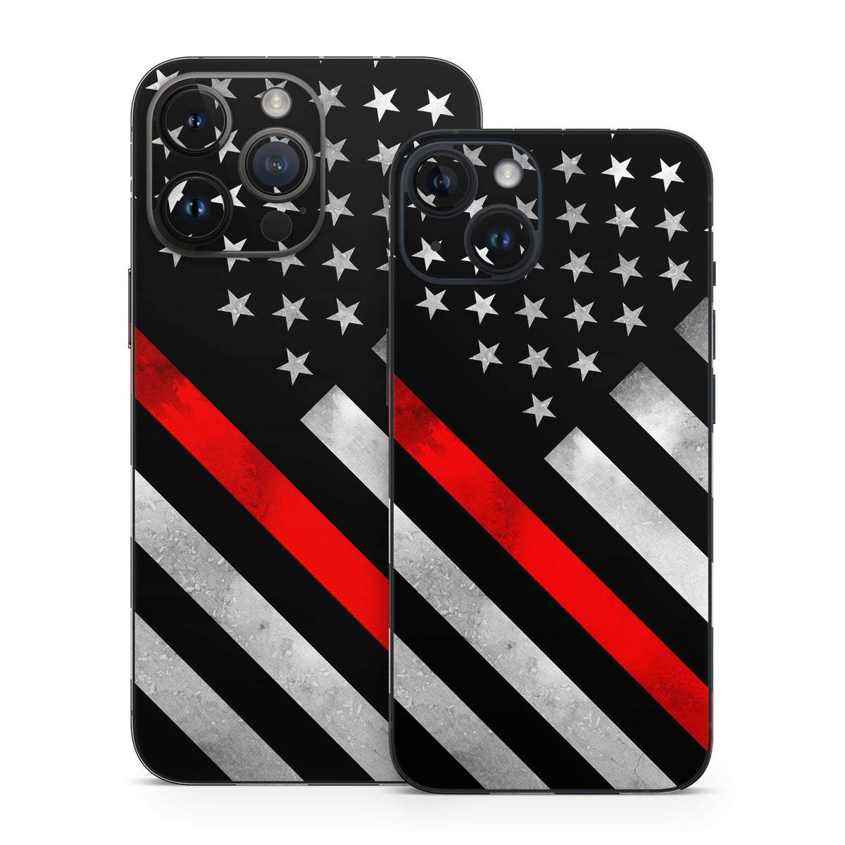 Thin Red Line Hero - Apple iPhone 14 Skin