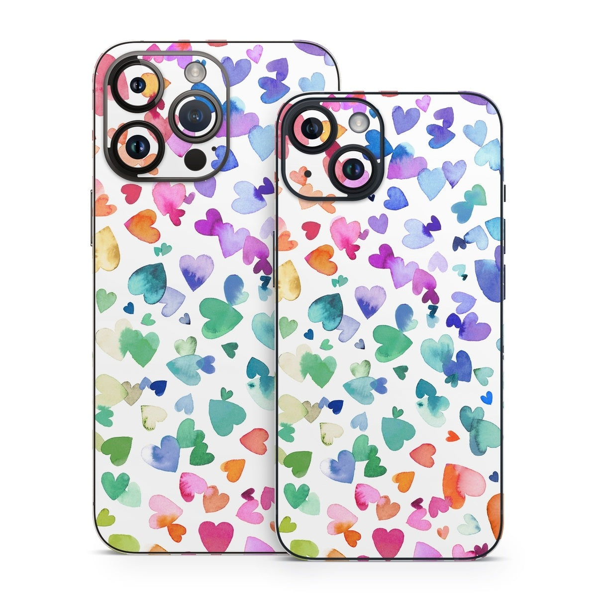 Valentines Love Hearts - Apple iPhone 14 Skin