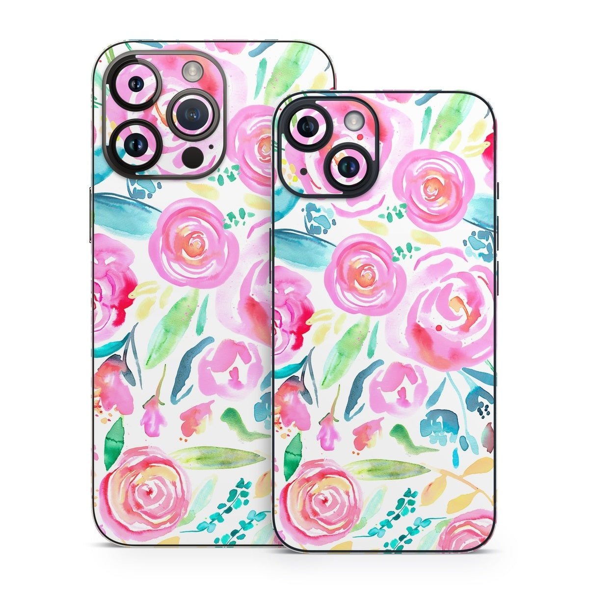 Watercolor Roses - Apple iPhone 14 Skin