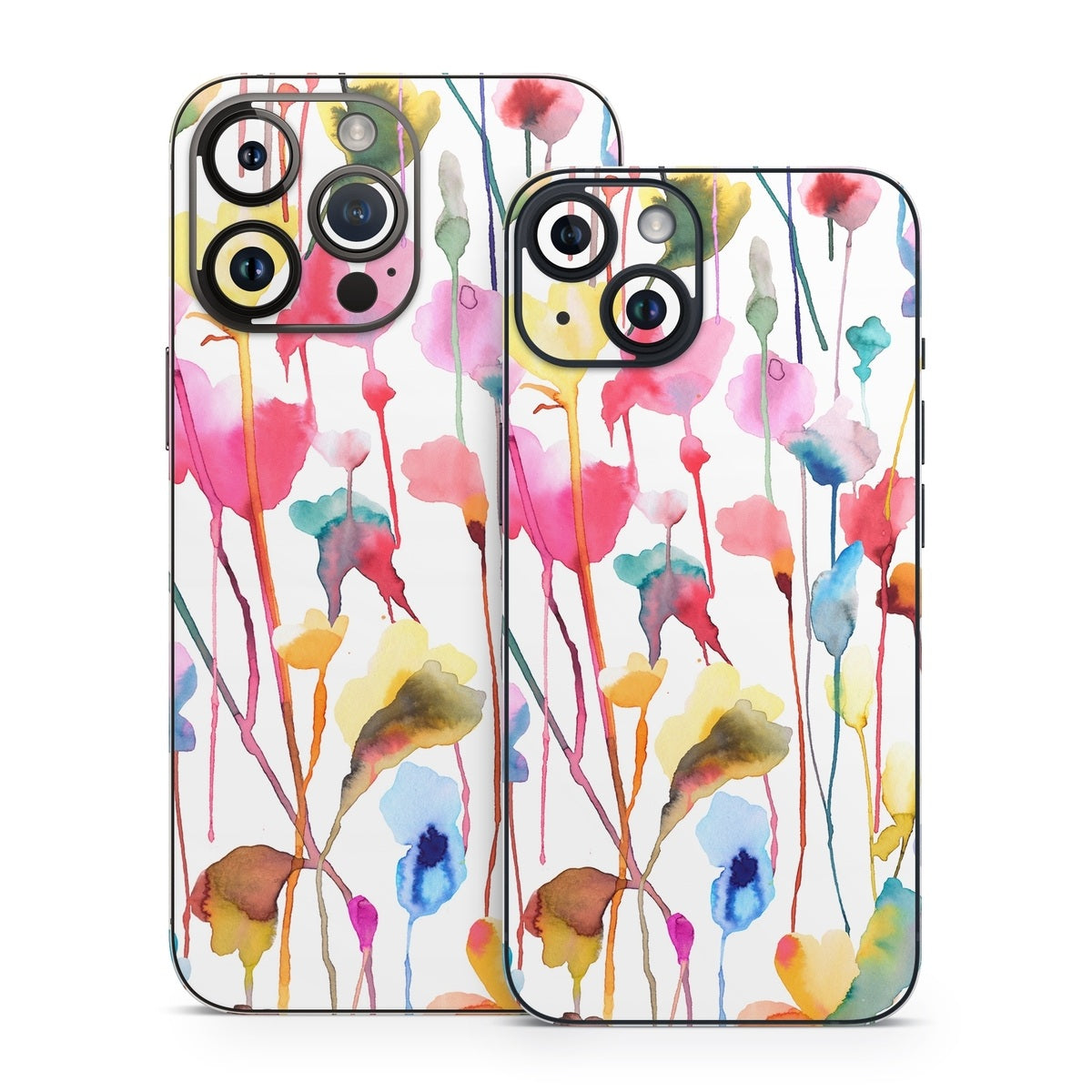 Watercolor Wild Flowers - Apple iPhone 14 Skin