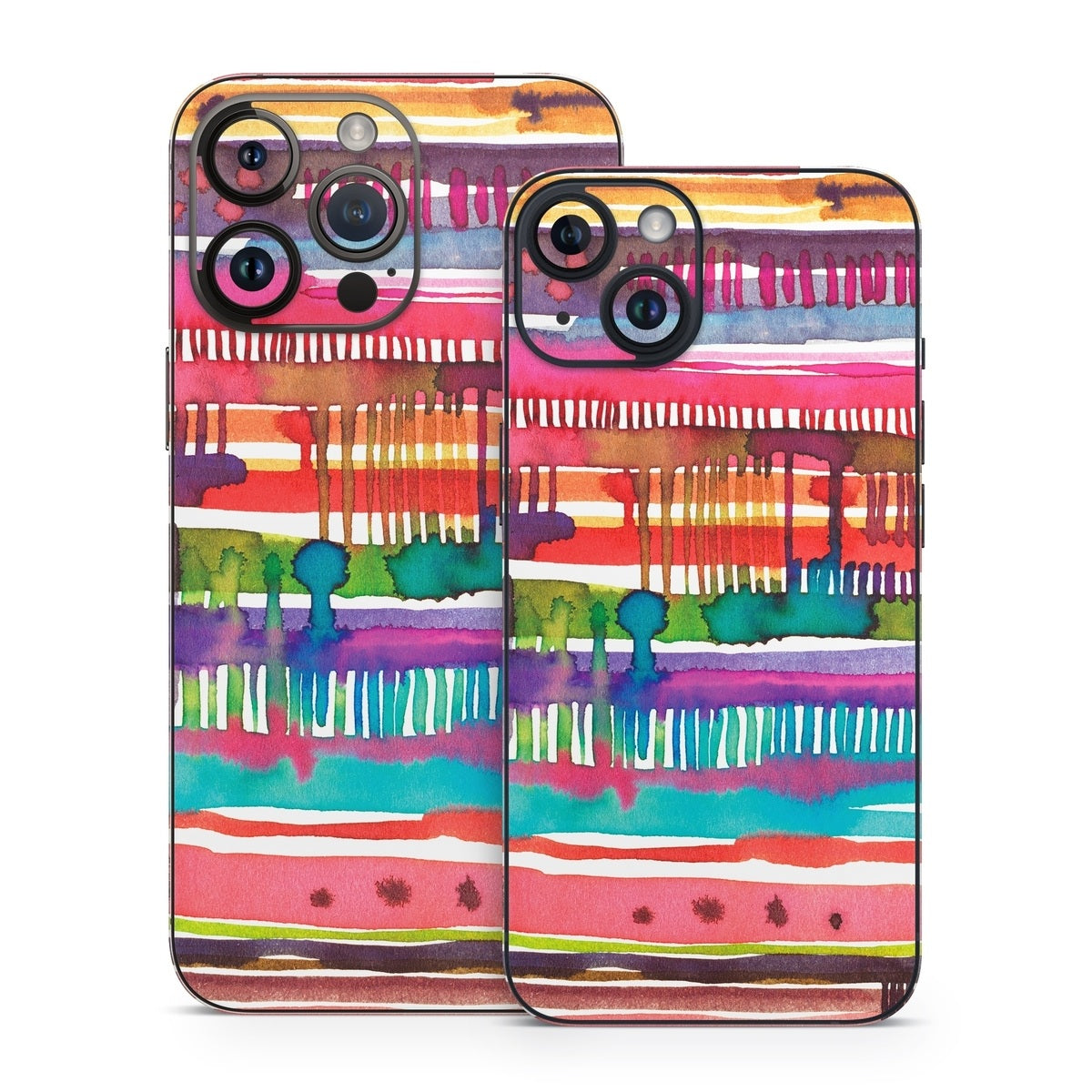 Watercolor Lines - Apple iPhone 14 Skin