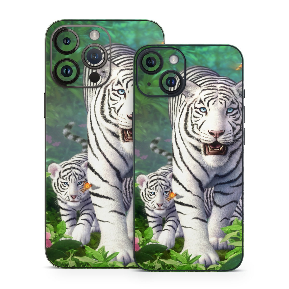 White Tigers - Apple iPhone 14 Skin