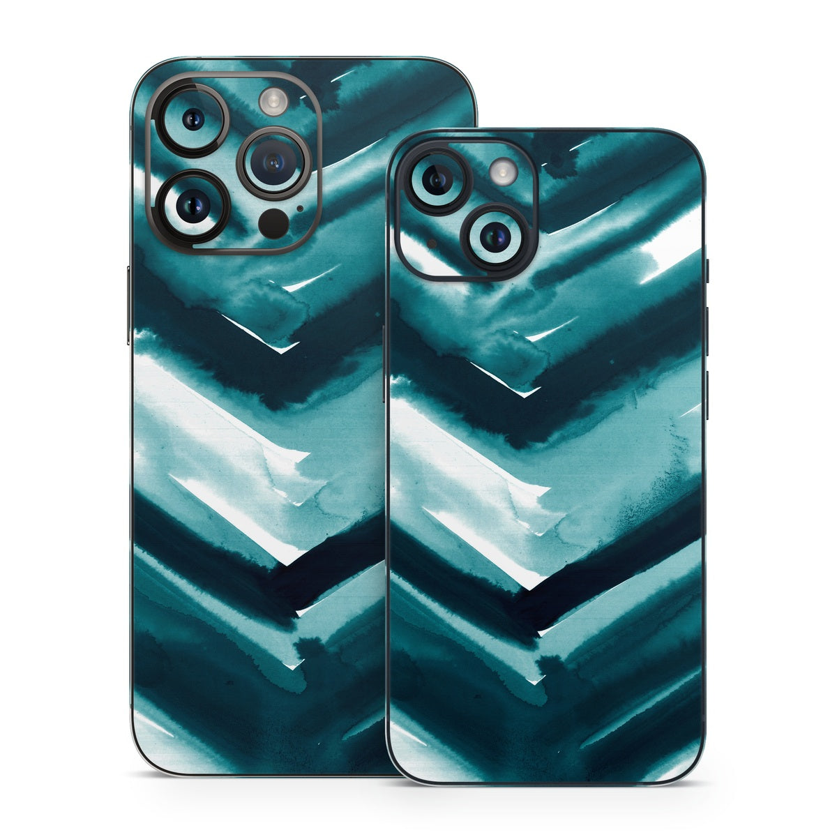 Watercolor Chevron - Apple iPhone 14 Skin