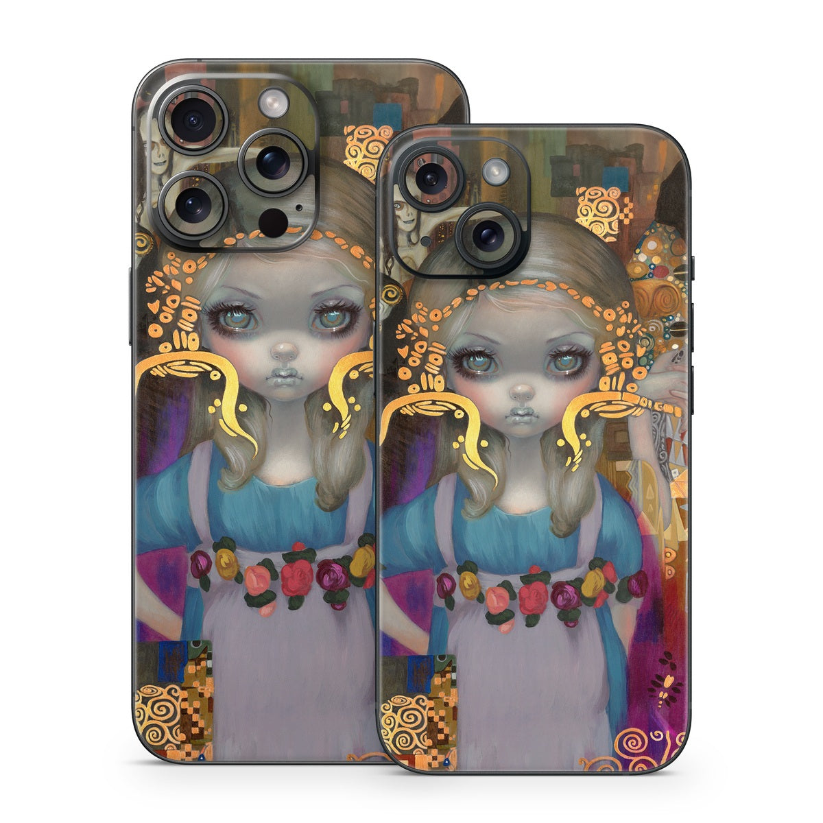 Alice in a Klimt Dream - Apple iPhone 15 Skin