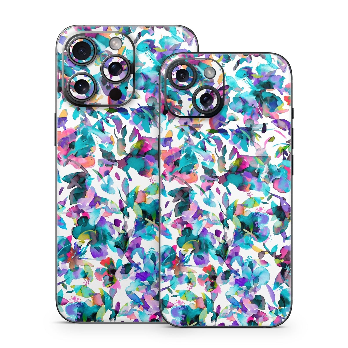 Aquatic Flowers - Apple iPhone 15 Skin