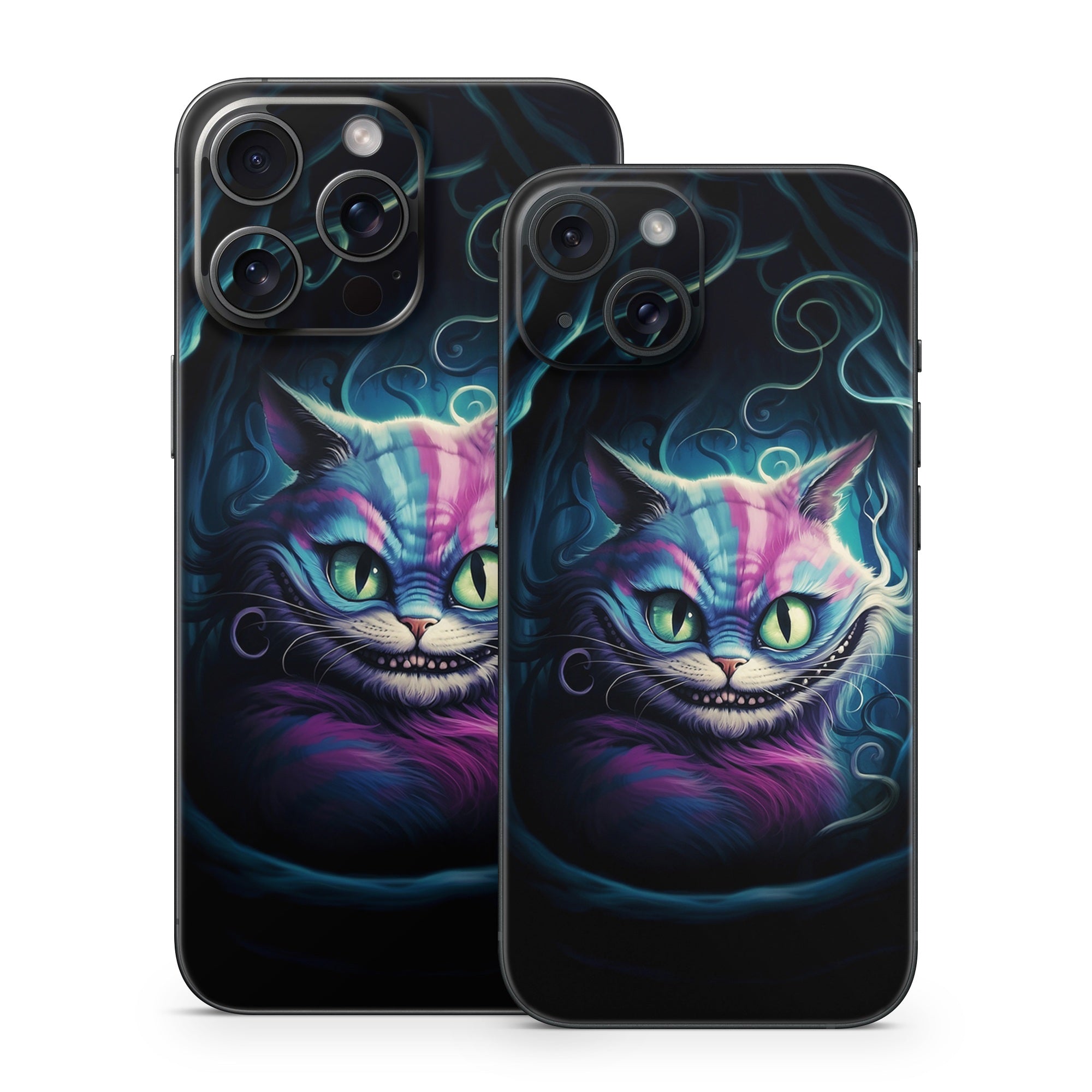 Blue Cheshire Cat - Apple iPhone 15 Skin