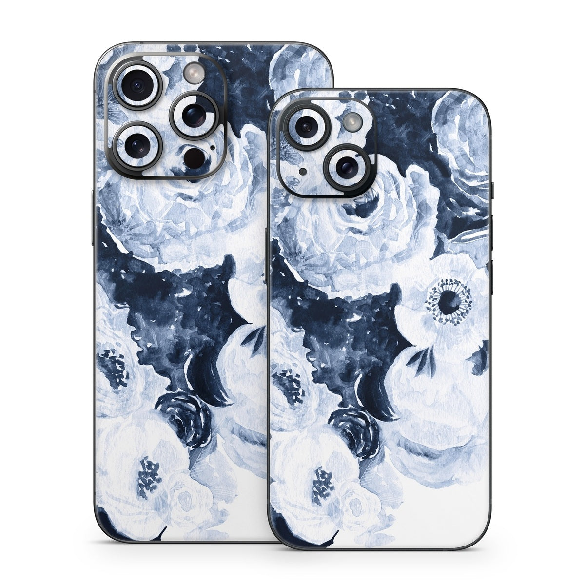 Blue Blooms - Apple iPhone 15 Skin