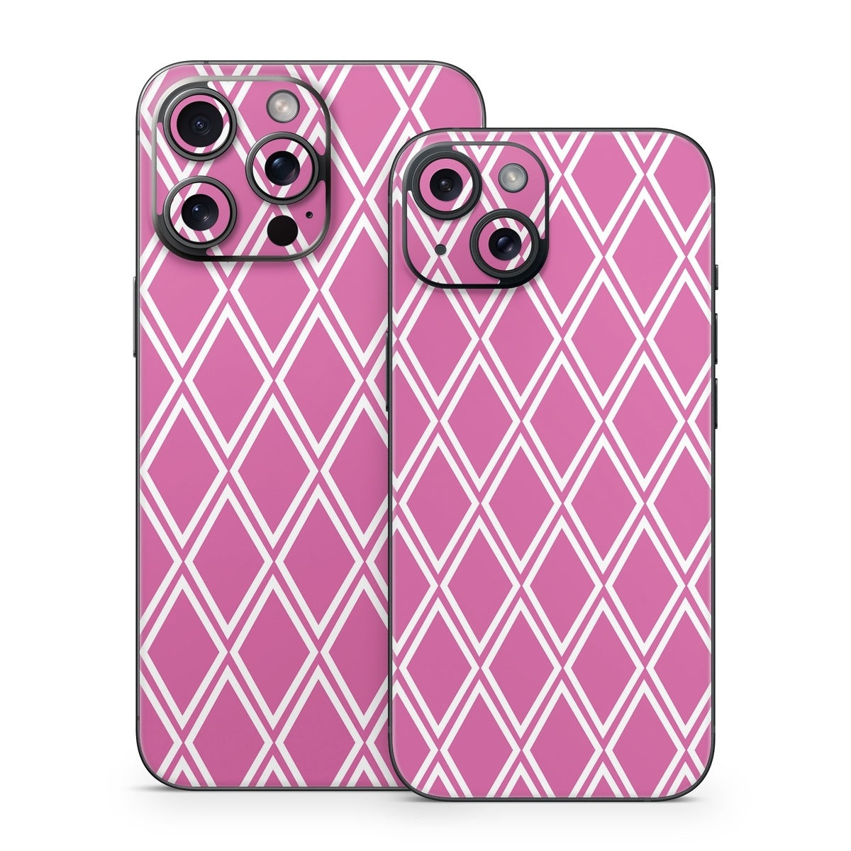 Pink Checks - Apple iPhone 15 Skin