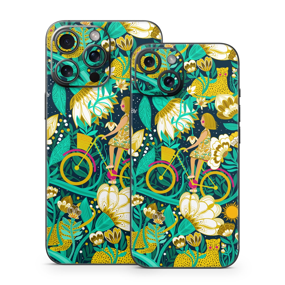 Cheetah Garden - Apple iPhone 15 Skin