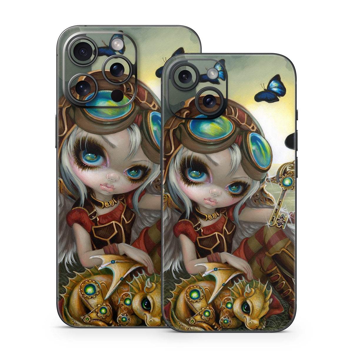 Clockwork Dragonling - Apple iPhone 15 Skin