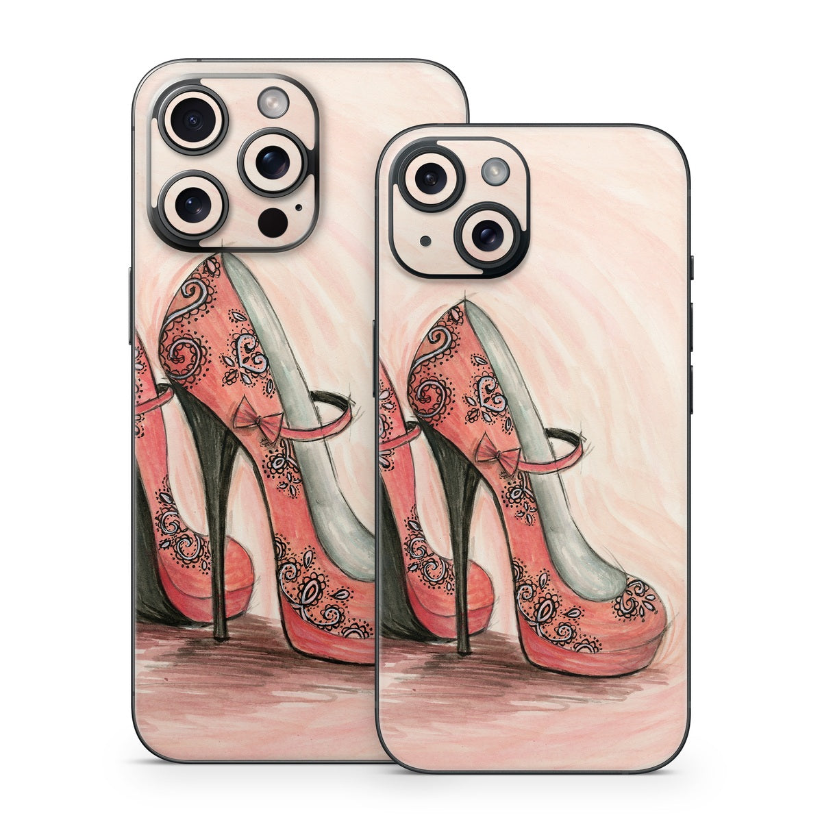 Coral Shoes - Apple iPhone 15 Skin