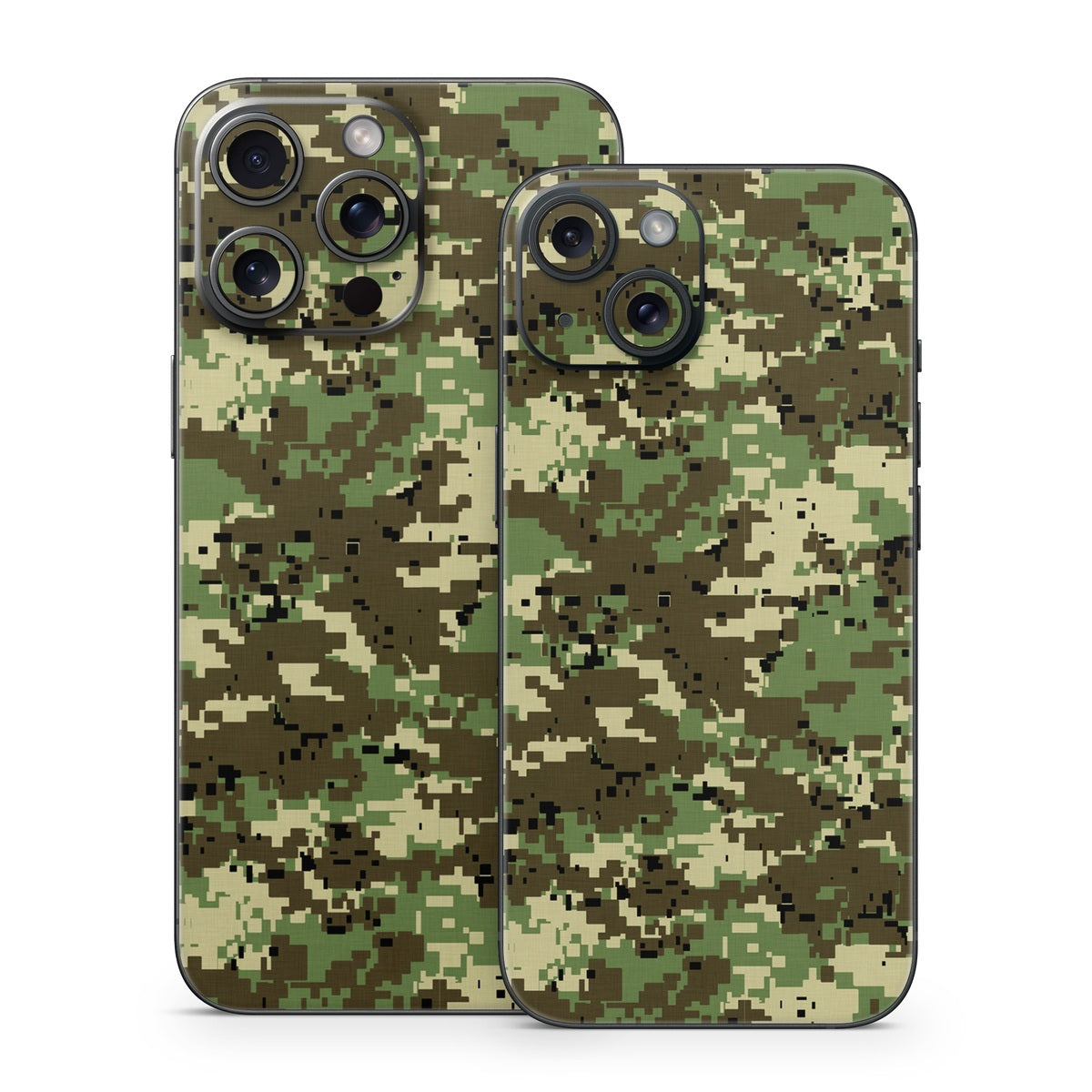 Digital Woodland Camo - Apple iPhone 15 Skin