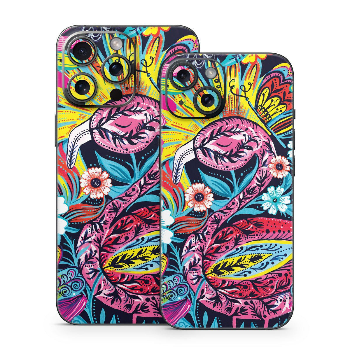 Flashy Flamingo - Apple iPhone 15 Skin