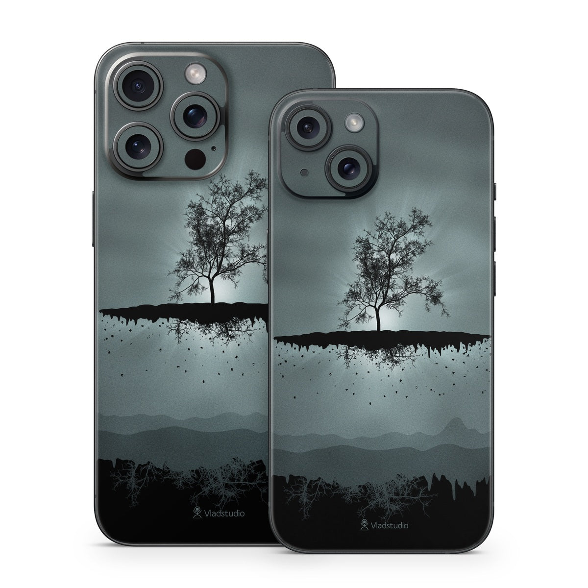 Flying Tree Black - Apple iPhone 15 Skin