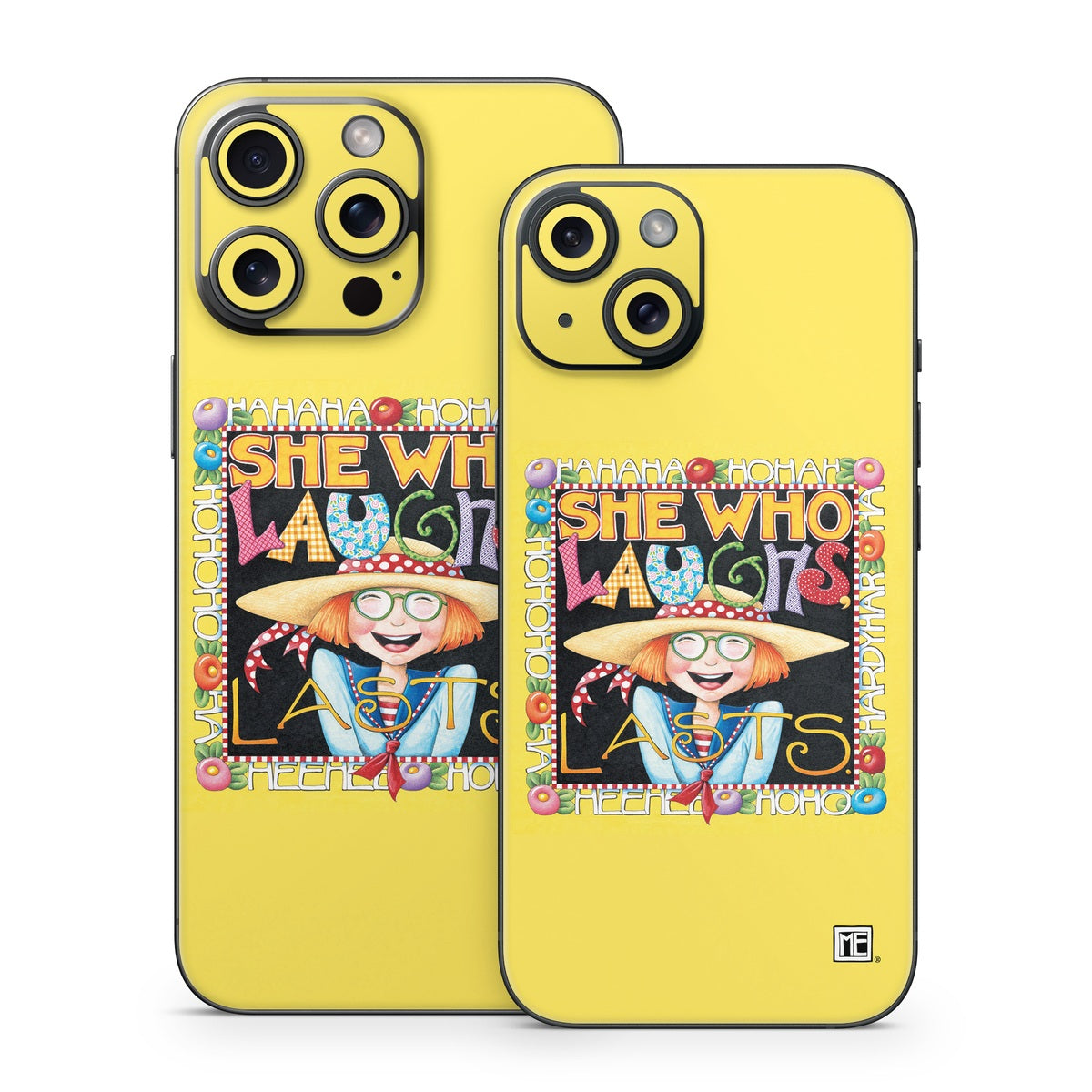 She Who Laughs - Apple iPhone 15 Skin